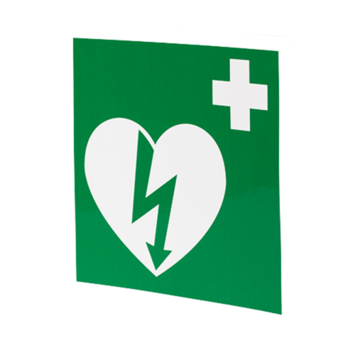 Tip Autocolant pentru semnul AED ILCOR