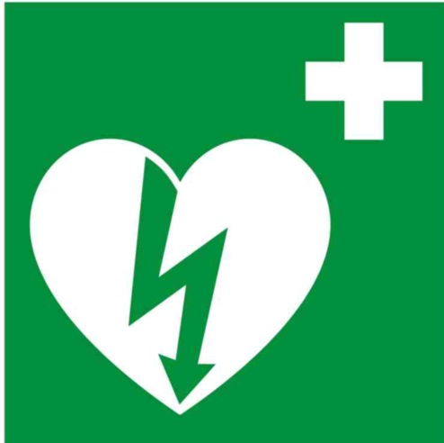 Tip Autocolant pentru semnul AED ILCOR